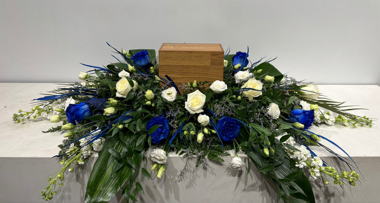 Base d’urne de deuil Lueur bleutée