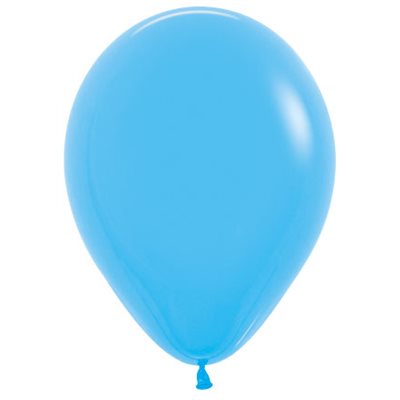 Ballon bleu classique en latex 11 pouces