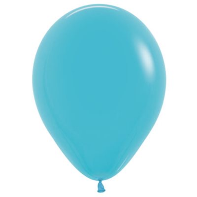 Ballon bleu caraïbe en latex 11 pouces