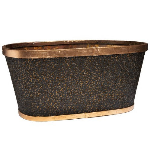 Panier rectangulaire en bois Saksco