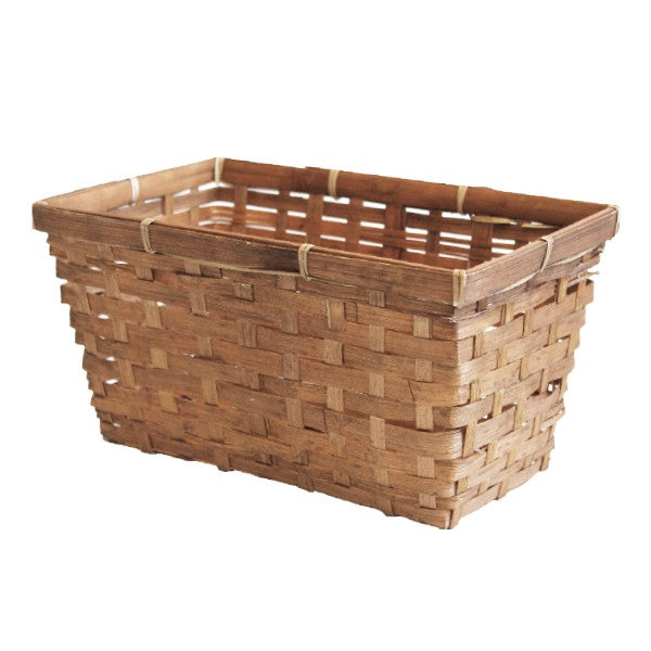 Panier rectangulaire 11,5 pouces en bambou Saksco