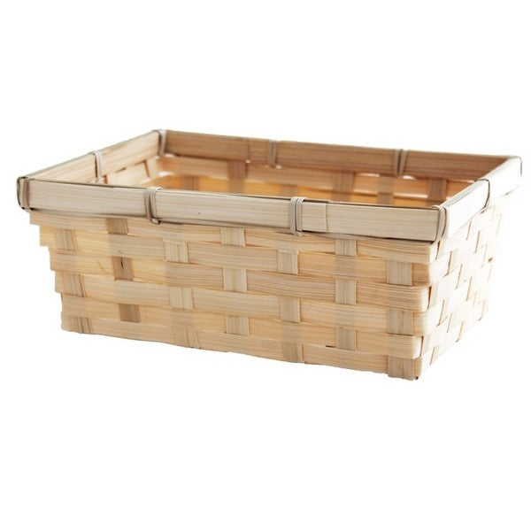 Panier rectangulaire 11,5 pouces en bambou Saksco