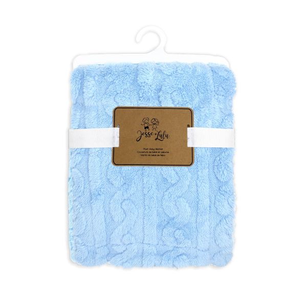 Couverture Sherpa sculptée double plis Jesse Lulu