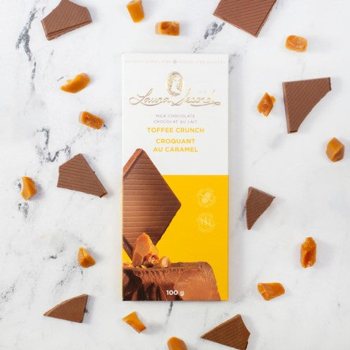 Barre de chocolat au lait croquant au caramel Laura Secord
