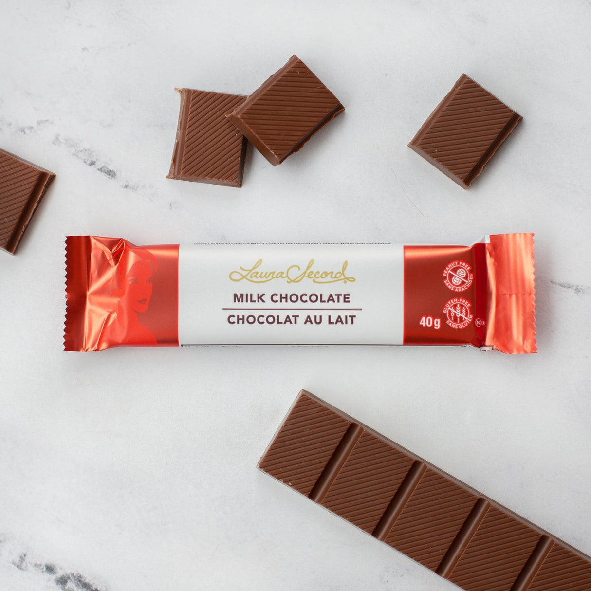 Barre de chocolat au lait