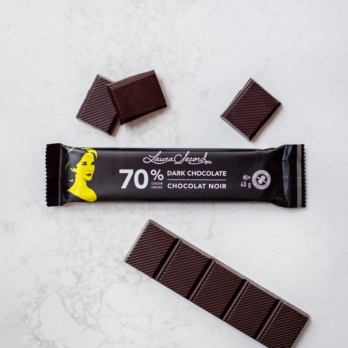 Barre de chocolat noir 70 % Laura Secord