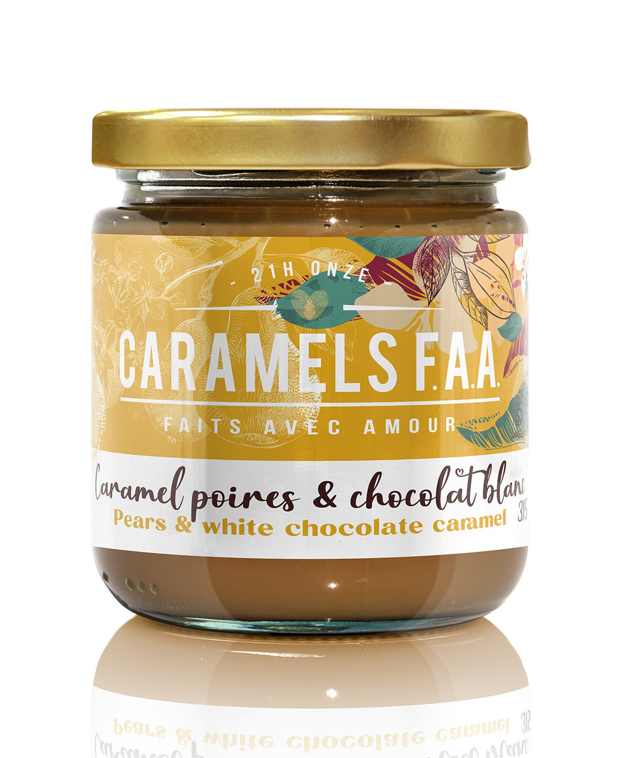 Caramel onctueux - Poires et chocolat blanc - Caramels F.A.A