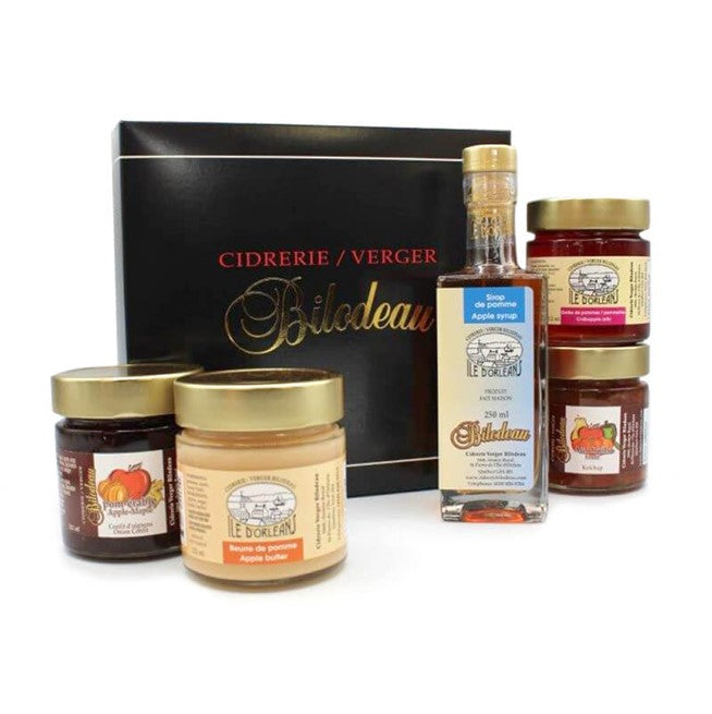 Coffret classique avec sirop de pomme Cidrerie Verger Bilodeau