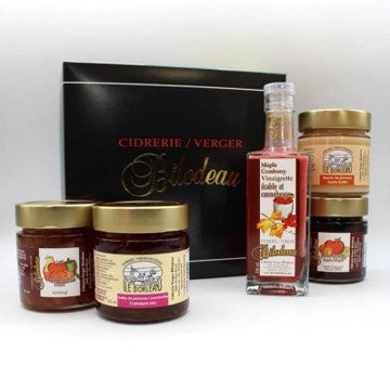 Coffret classique avec vinaigrette Cidrerie Verger Bilodeau