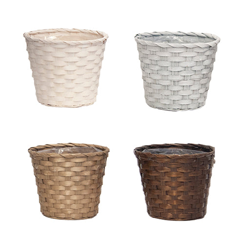 Cache-pot en rotin 9,75 pouces de diamètre