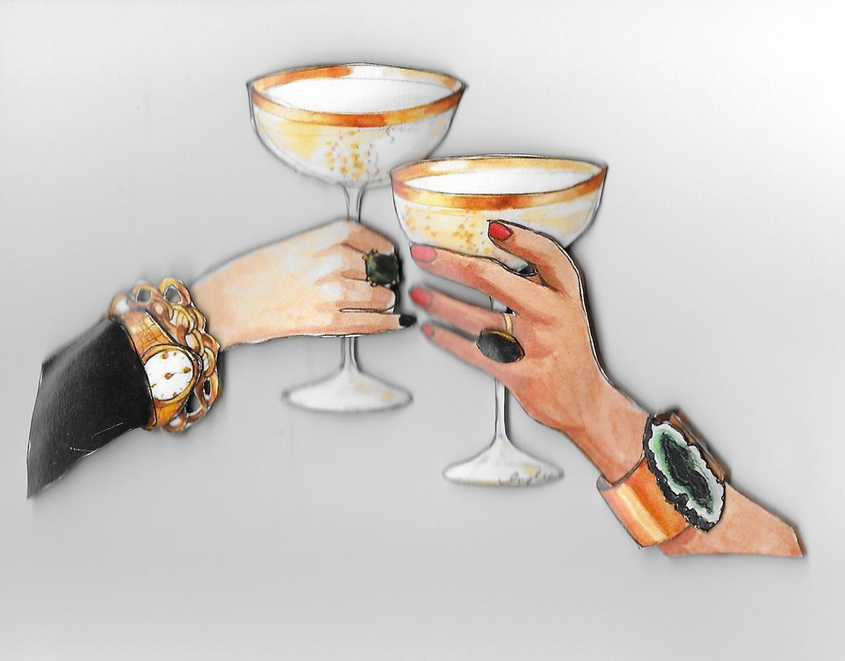 Carte avec 2 coupes