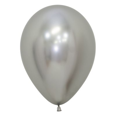 Ballon argent en latex 11 pouces