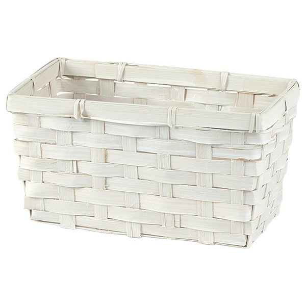 Panier rectangulaire - Taille moyenne, osier - Pour 5 à 12 produits