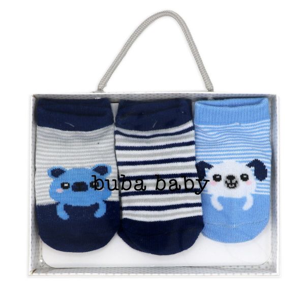 Naissance _ Chaussettes _ Bleu _ BUBA BABY