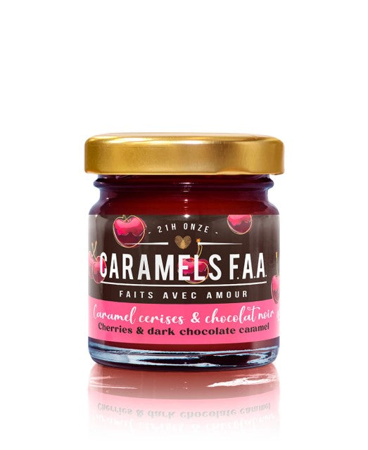 Caramel cerises et chocolat noir _ Caramels F.A.A.