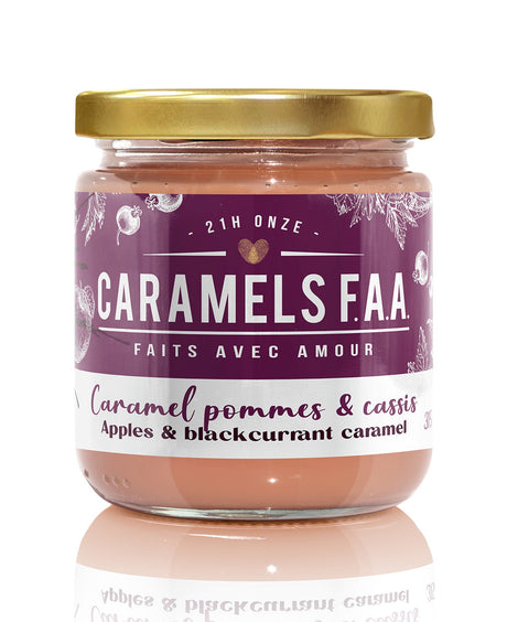 Caramel onctueux - Pommes et cassis - Caramels F.A.A
