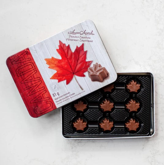 Chocolat - Boîte de chocolats crème à l'érable _ LAURA SECORD