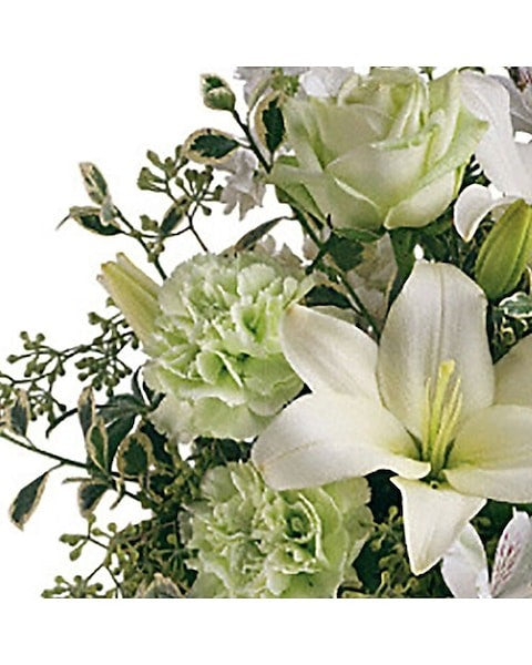 Fleurs naturelles _ Choix du fleuriste – Blanc