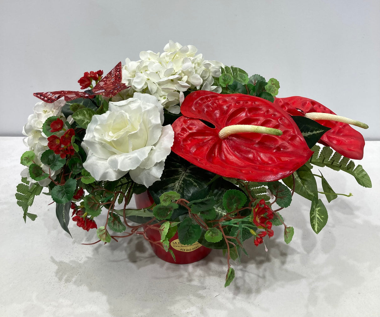 LHS-4222 Arrangement de fleurs artificielles