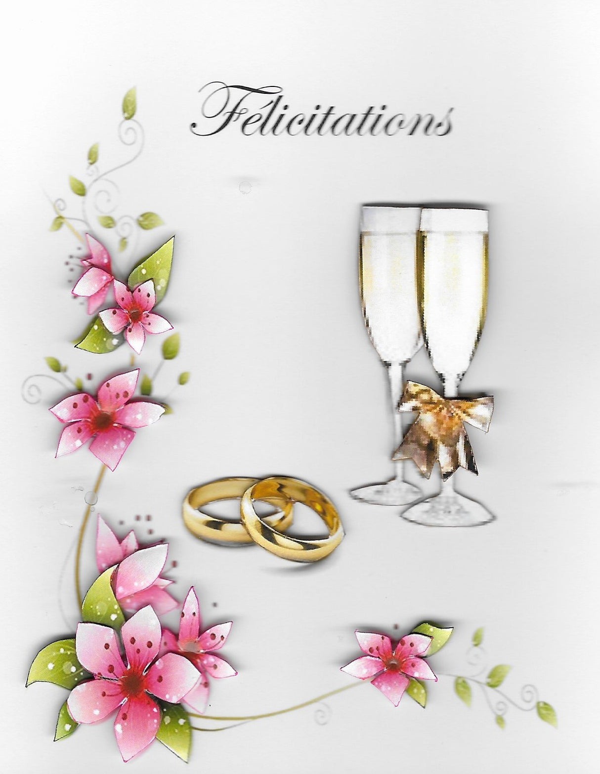 Carte _ Félicitations _ Mariage