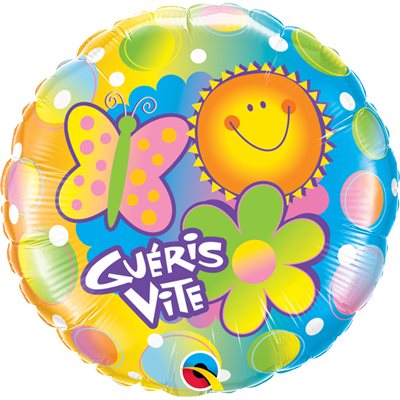 Ballon _ Guéris Vite _ MYLAR 18''