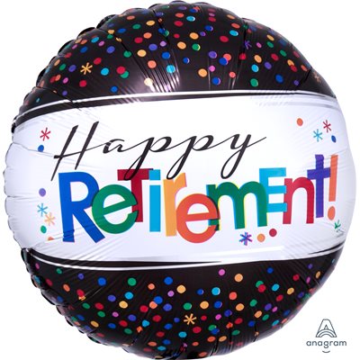 Ballon _ Happy Retirement _ MYLAR 18''